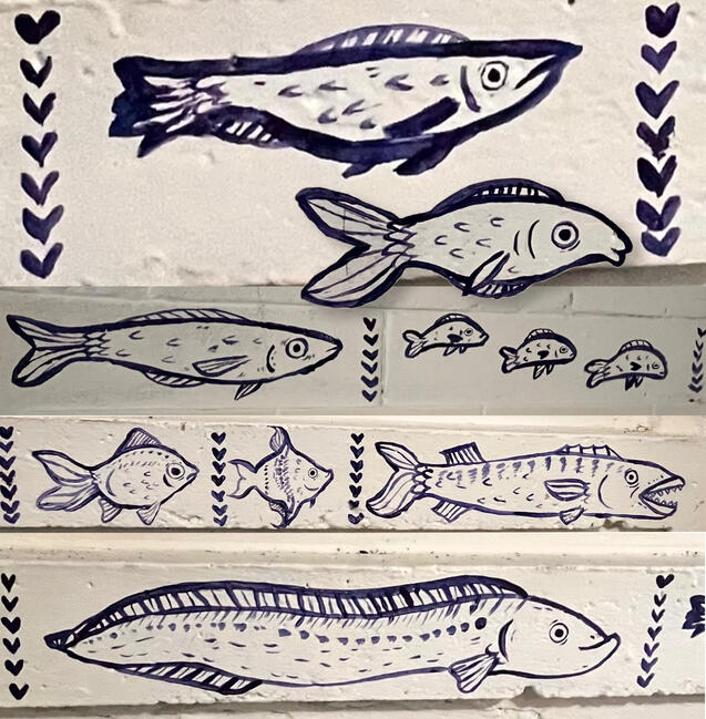 Fish mural